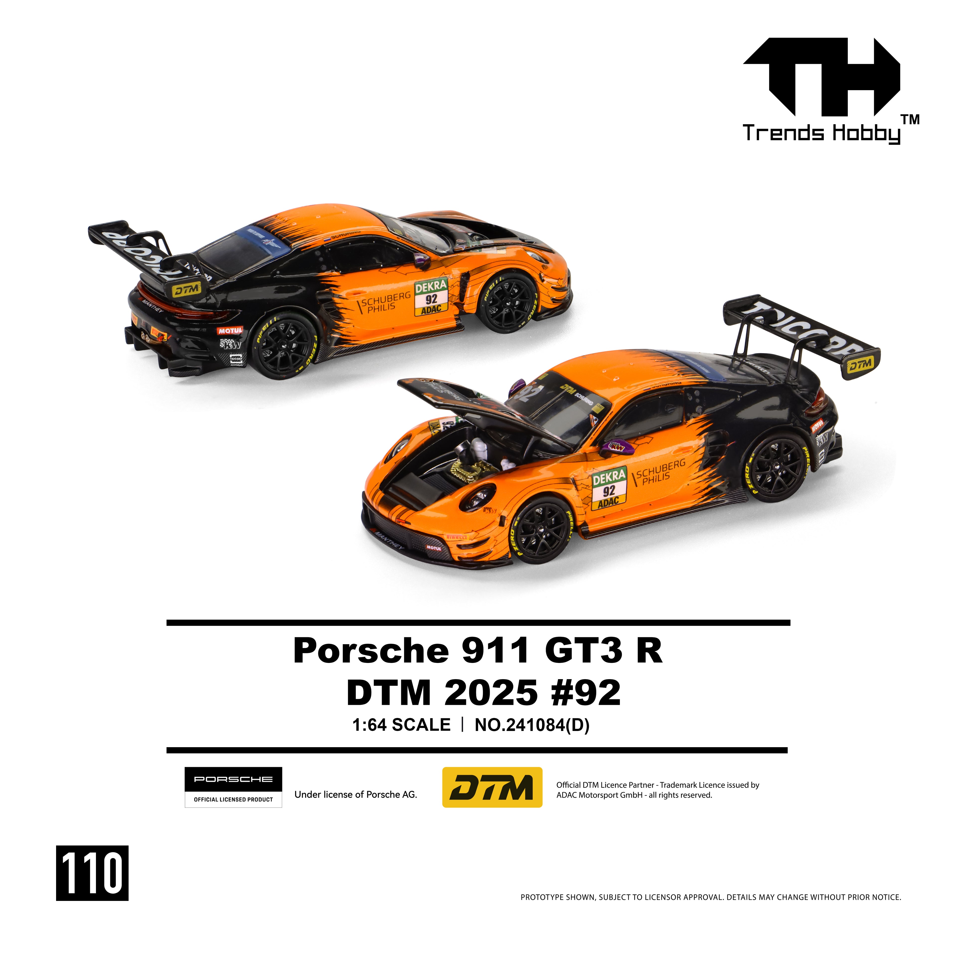 Porsche 911 GT3 R - DTM 2025 #92