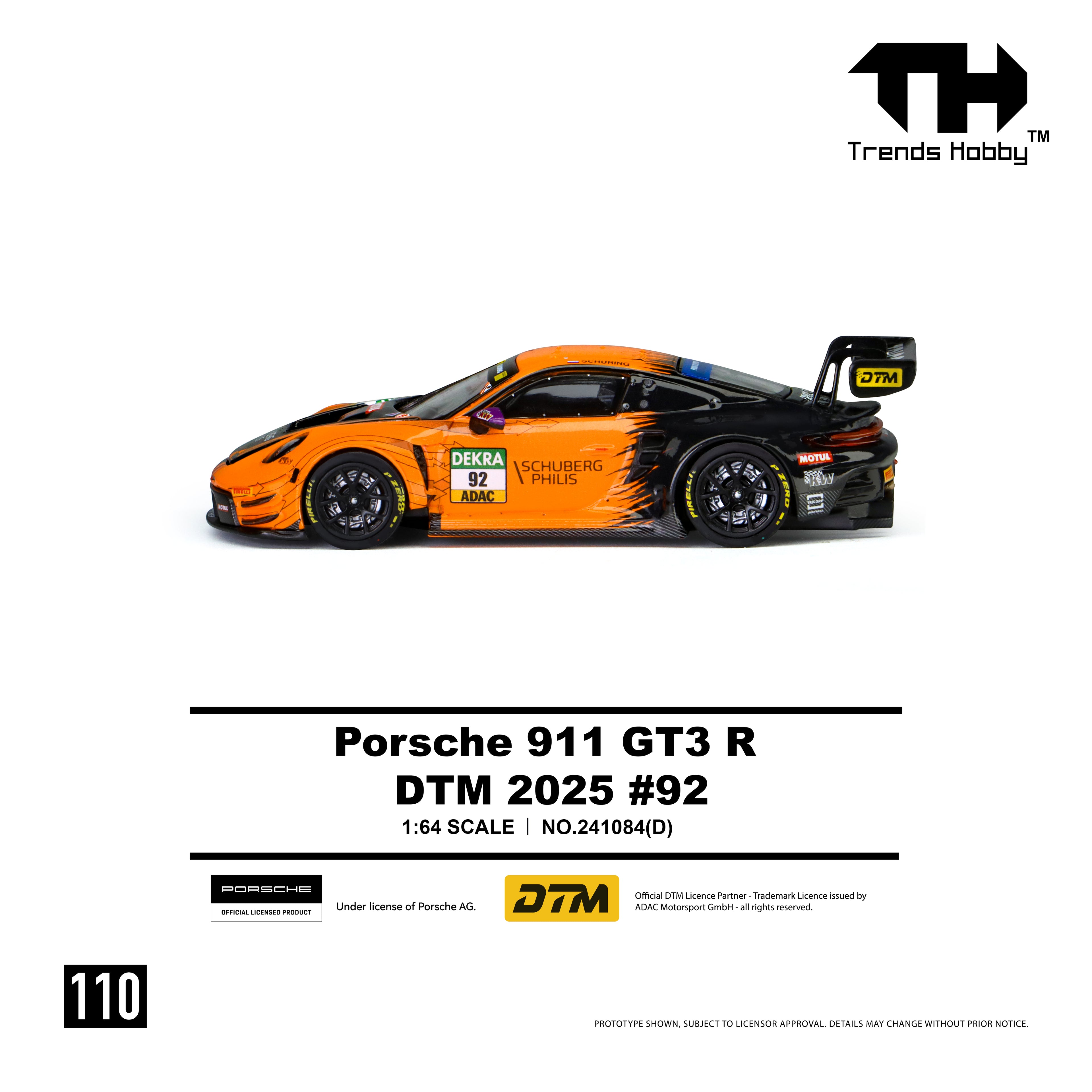 Porsche 911 GT3 R - DTM 2025 #92