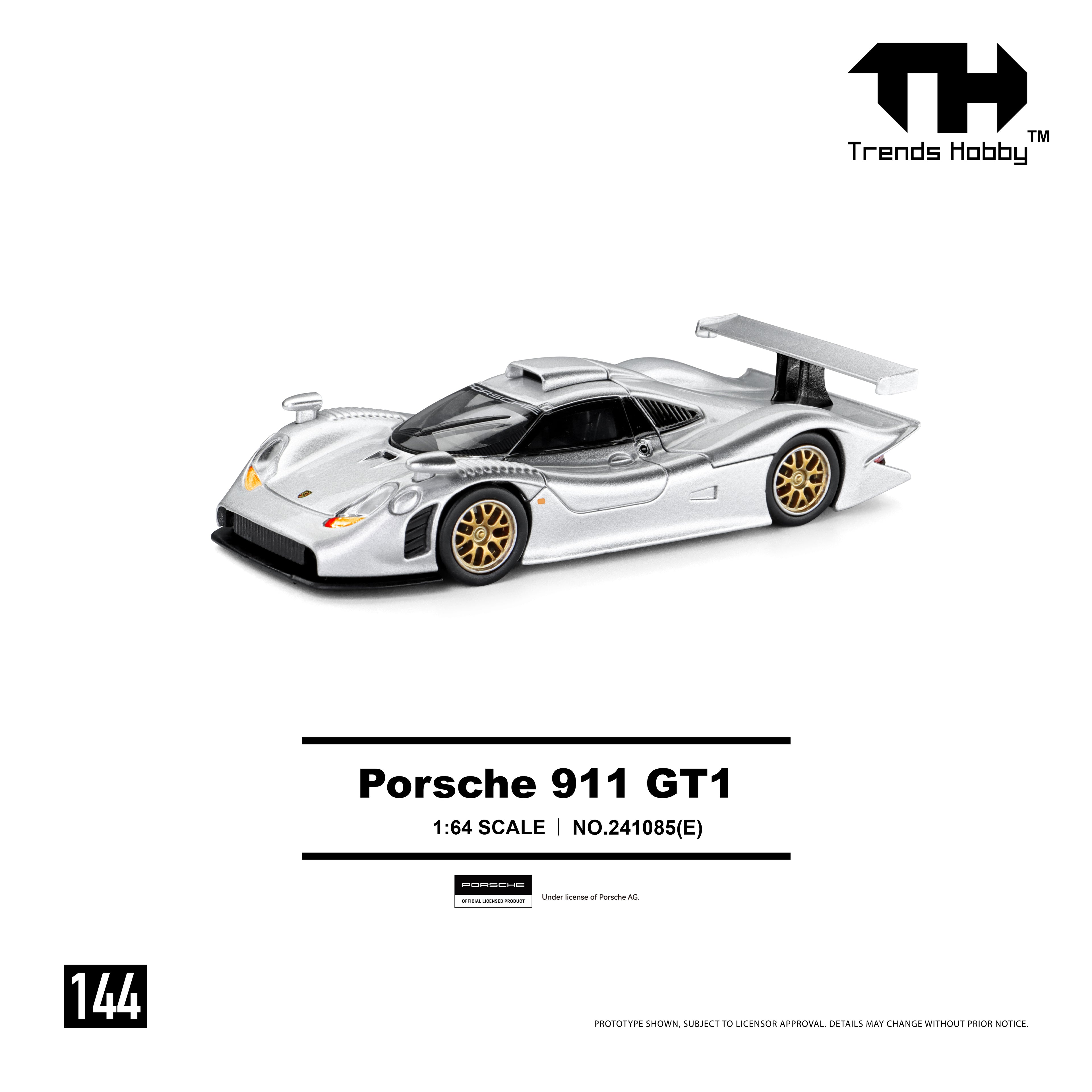 Porsche 911 GT1 1998 - Silver
