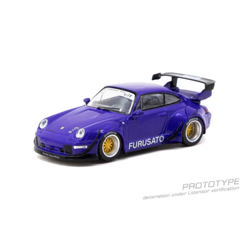 [Pre Order, Free Shipping] Tarmac Works RWB 993 Furusato + Trading Cards Combo