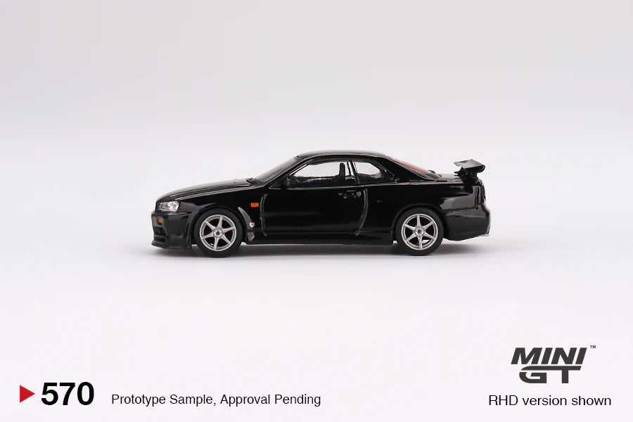 MiniGT - Nissan Skyline GT-R (R34) V-Spec - Black Pearl