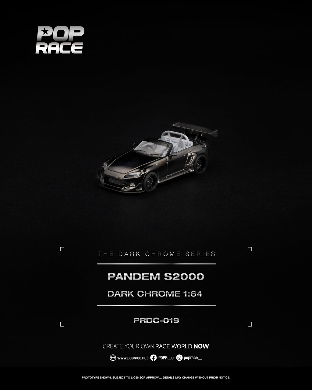 PANDEM S2000 DARK CHROME