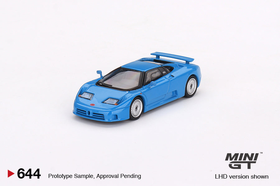 [Blister] MiniGT - Bugatti EB110 GT Blu Bugatti - 8