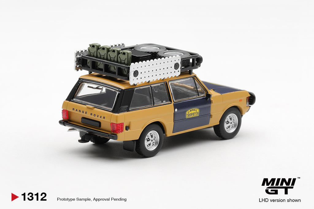 [Pre Order, Box] MiniGT - Range Rover 1981 Camel Trophy Sumatra H.Fischer & W.Bays