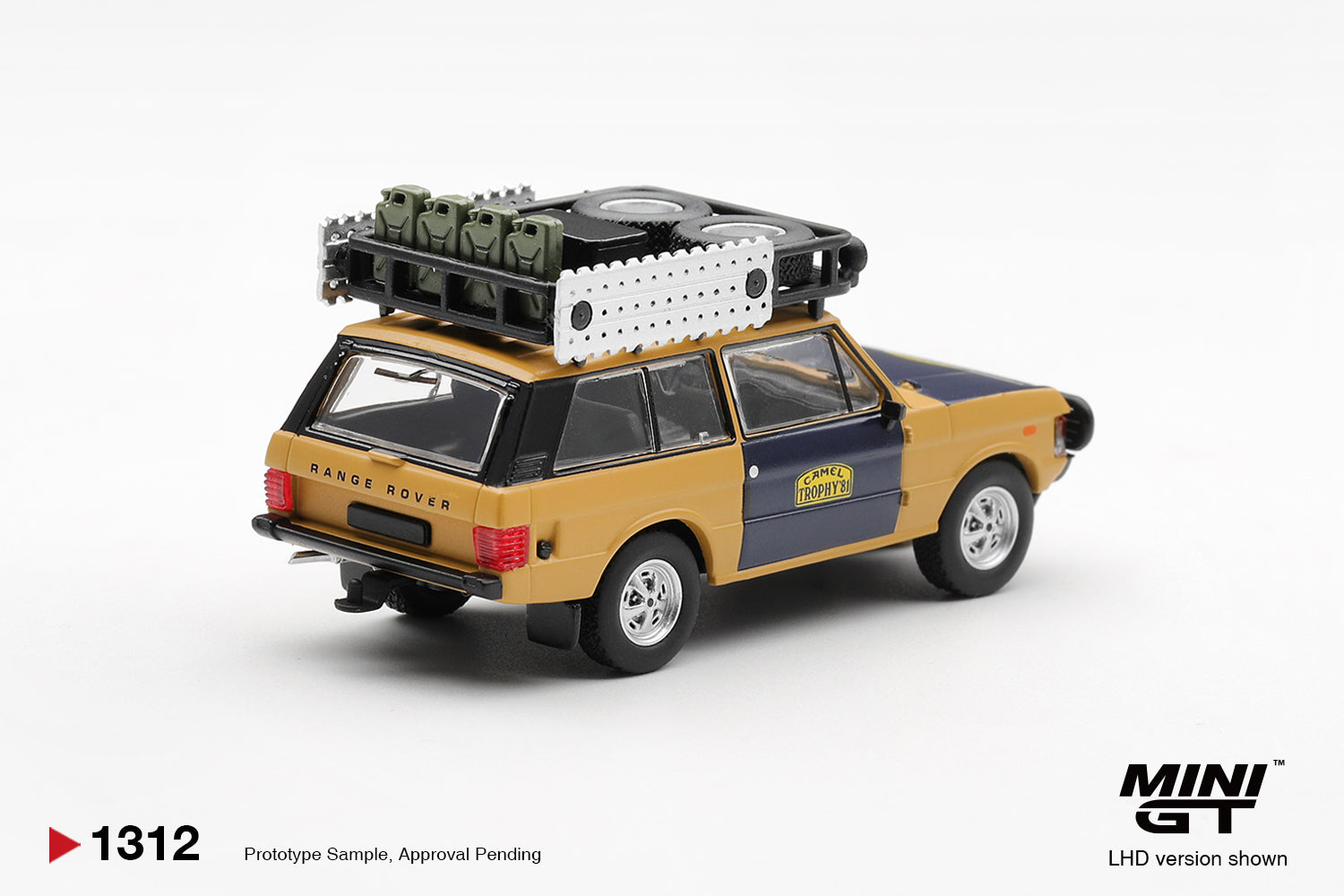 [Pre Order, Box] MiniGT - Range Rover 1981 Camel Trophy Sumatra H.Fischer & W.Bays