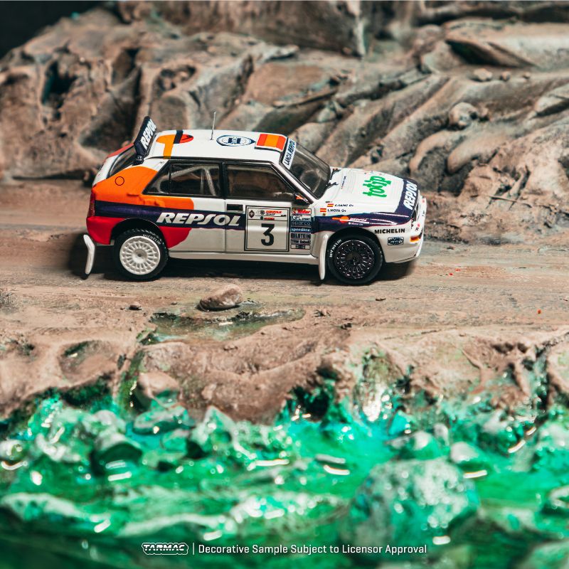[Pre Order, Free Shipping] Tarmac Works Lancia Delta HF Integrale Acropolis Rally 1993