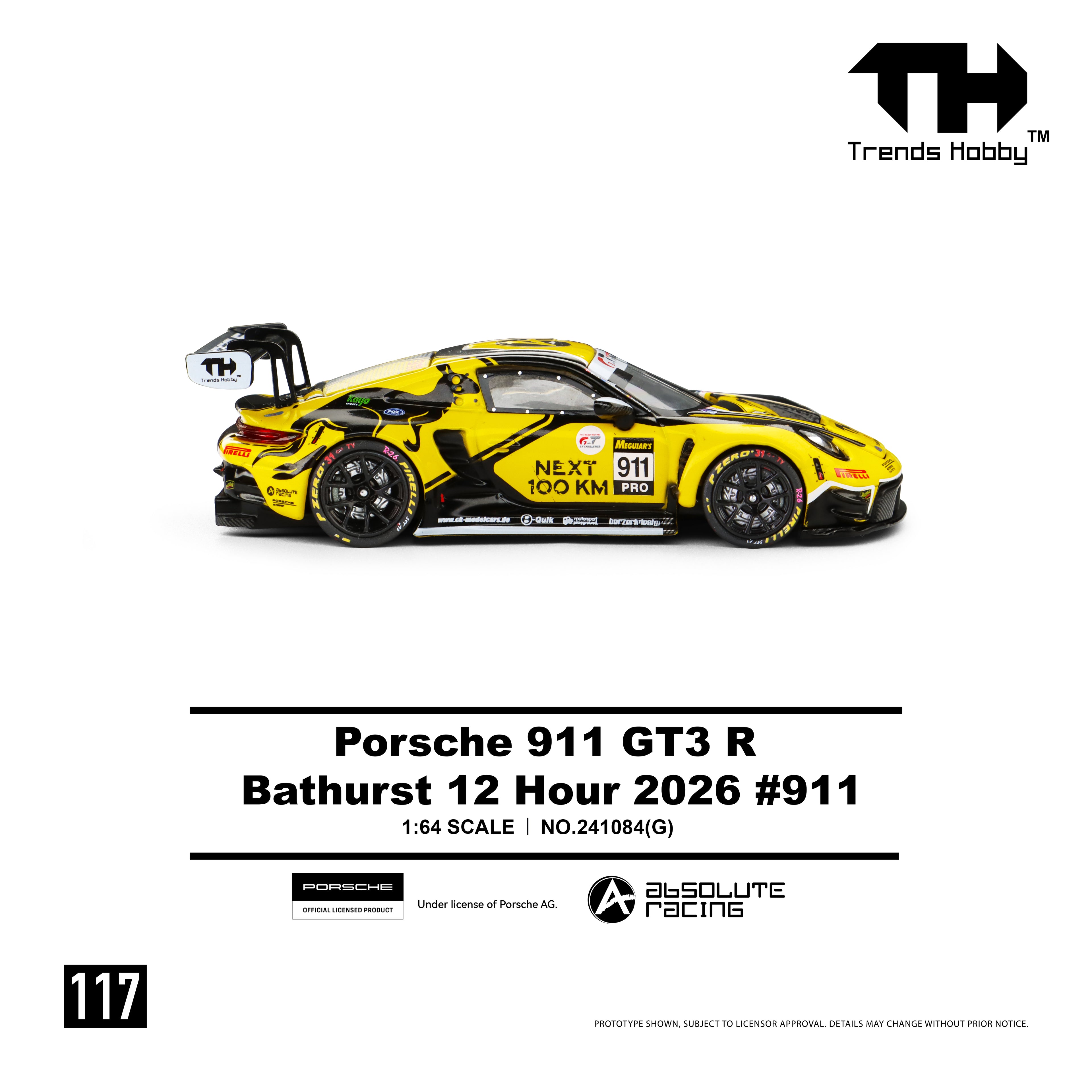 Trends Hobby - Porsche GT3 R - B12H 2026 #911