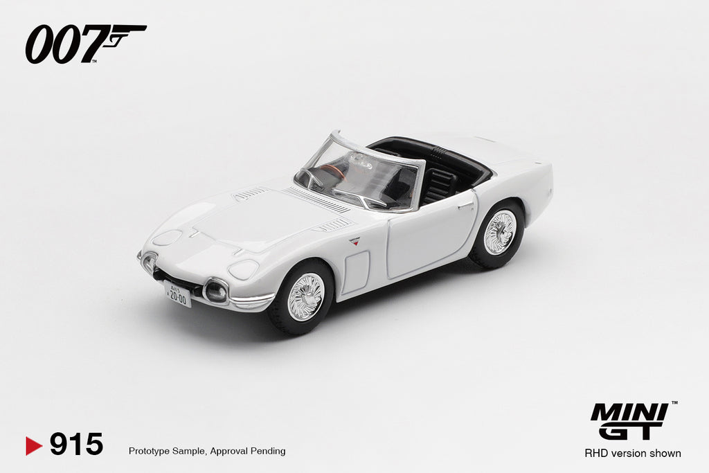 [Pre Order, German Poster] MiniGT - Toyota 2000GT Roadster - You Only Live Twice