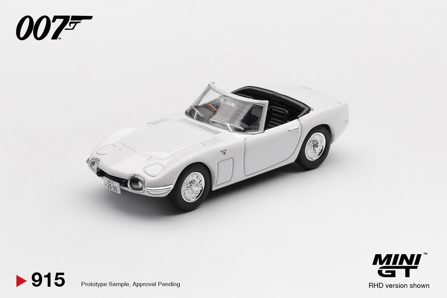 [Pre Order, Japanese Poster] MiniGT - Toyota 2000GT Roadster - You Only Live Twice