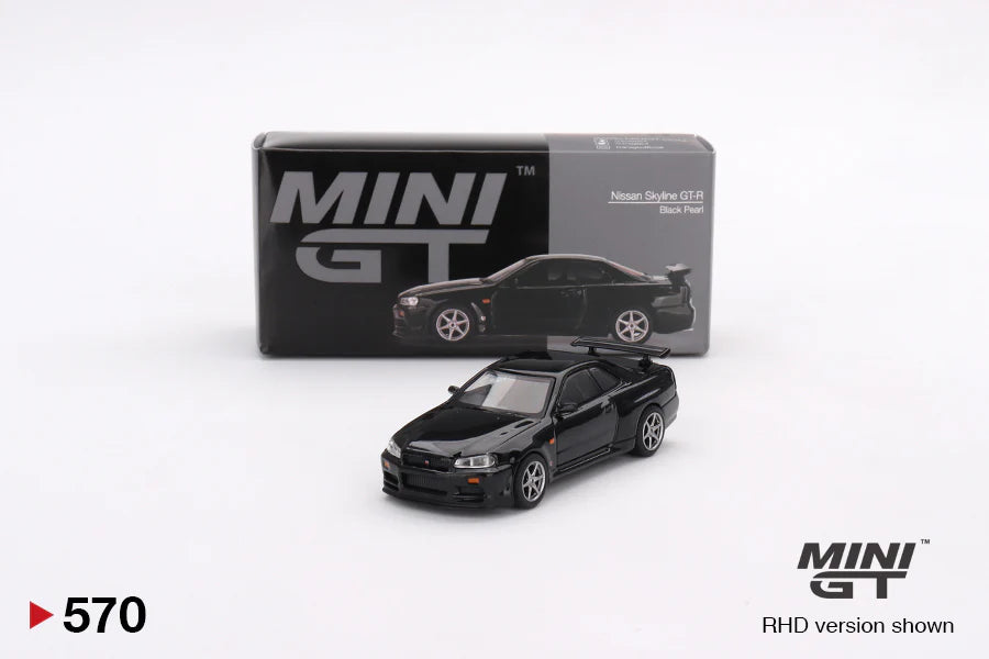 MiniGT - Nissan Skyline GT-R (R34) V-Spec - Black Pearl