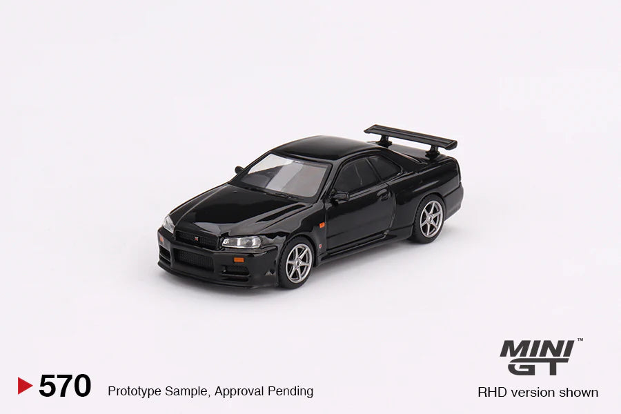 MiniGT - Nissan Skyline GT-R (R34) V-Spec - Black Pearl