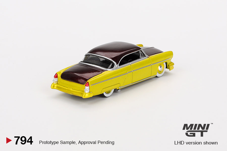 [Pre Order, Box] MiniGT - Lincoln Capri Hot Rod 1954 Lime Yellow - 5