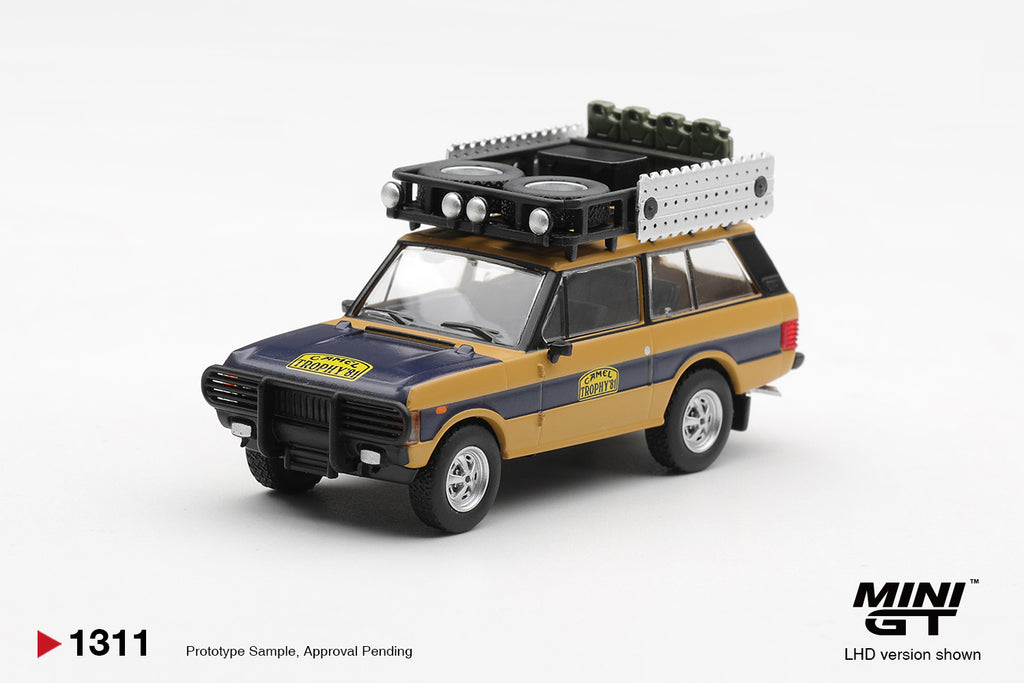[Pre Order, Box] MiniGT - Range Rover 1981 Camel Trophy - Sumatra N.Sudmann & F.Hofmann