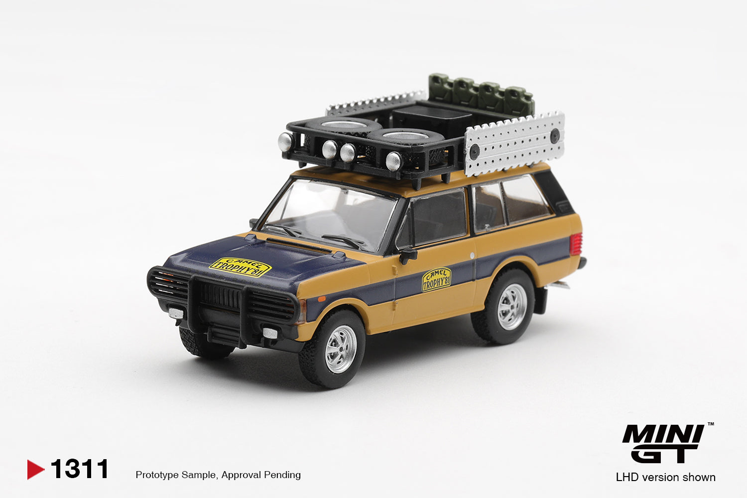 [Pre Order, Box] MiniGT - Range Rover 1981 Camel Trophy - Sumatra N.Sudmann & F.Hofmann