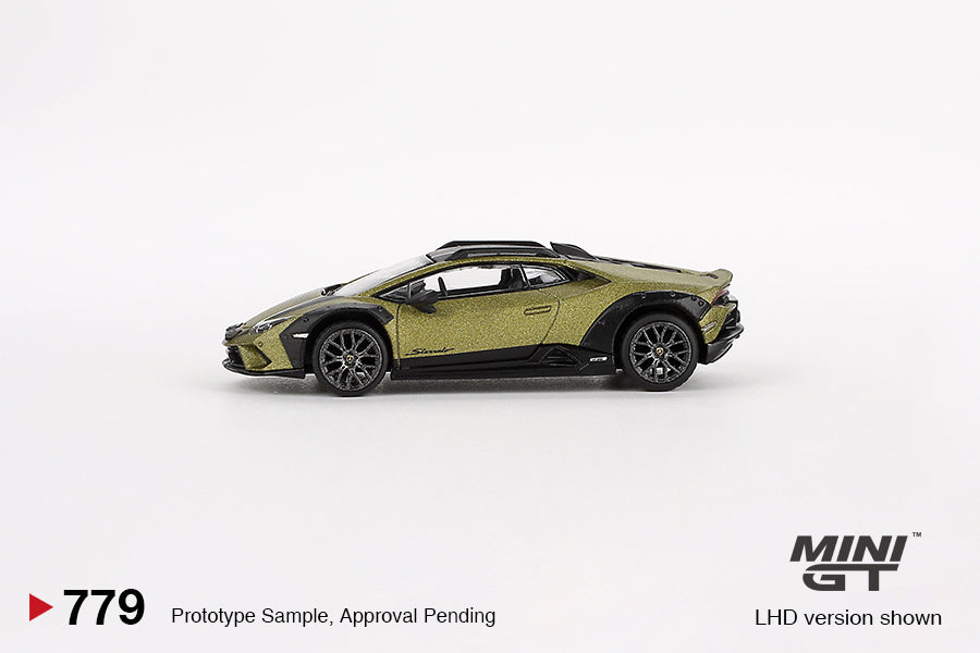 [Box] MiniGT - Lamborghini Huracán Sterrato Verde Gea Matt - 6