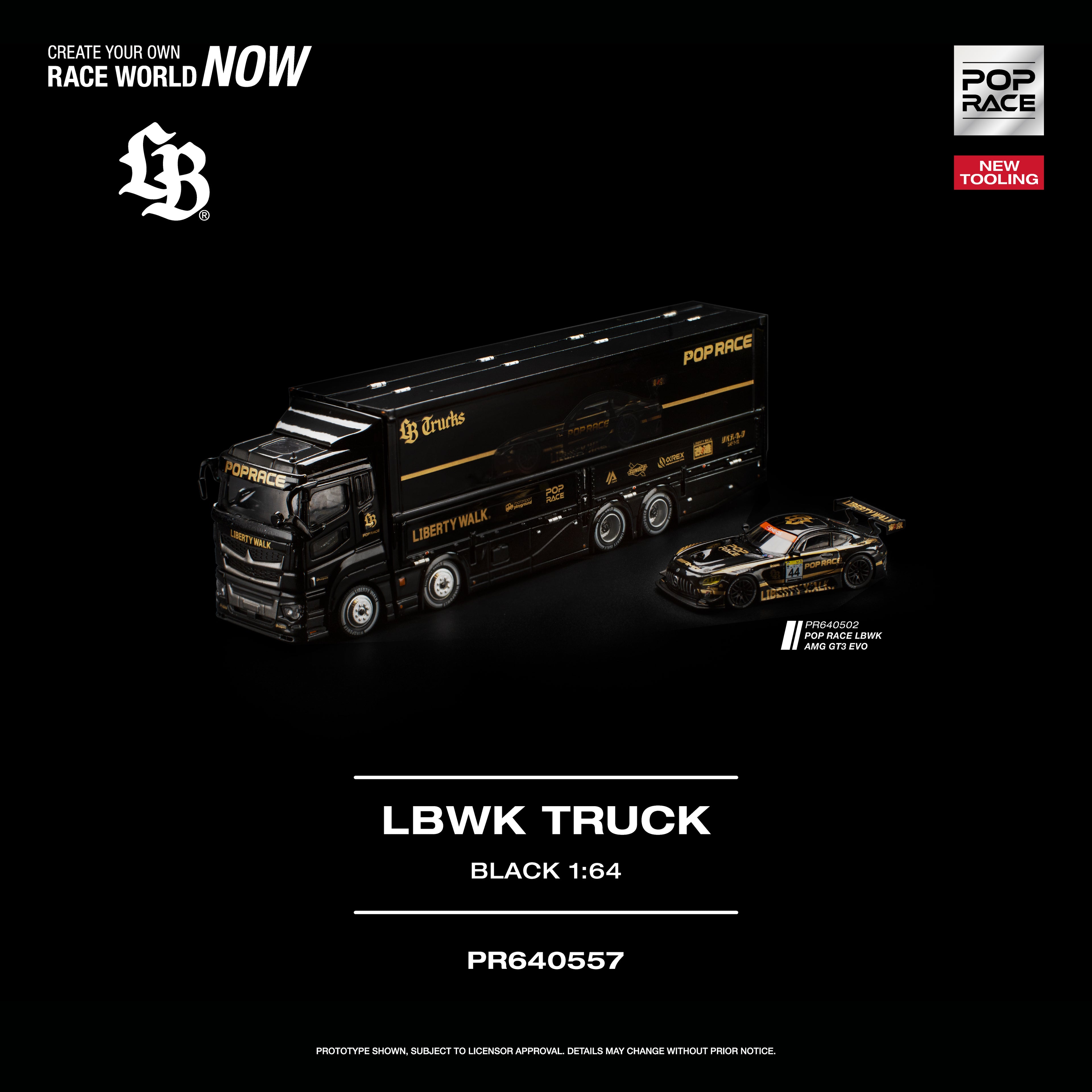 [Combo] LBWK AMG GT3 EVO - Black & LBWK Truck - Black