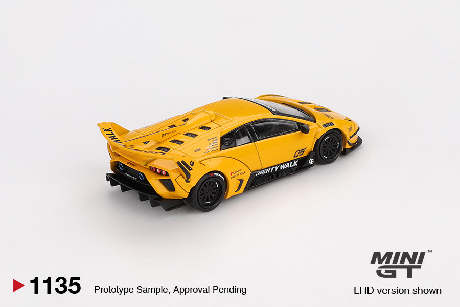 [Pre Order, Box] MiniGT - Lamborghini LB-Silhouette WORKS MURCIELAGO GT Evo Yellow - 5