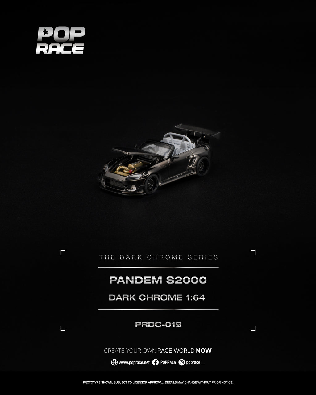 PANDEM S2000 DARK CHROME