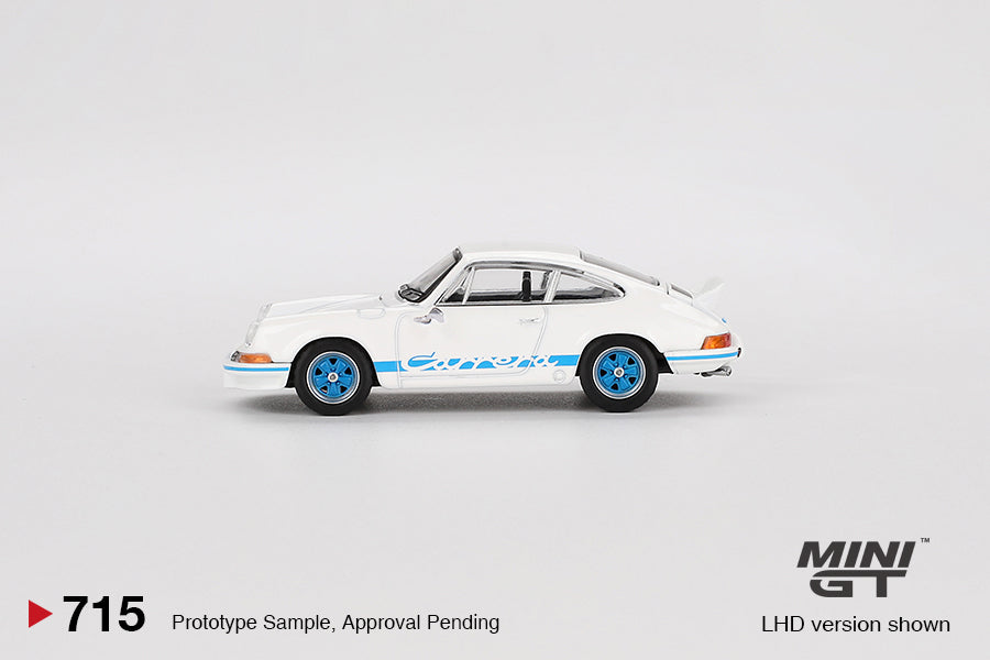 [Box] MiniGT - Porsche 911 Carrera RS 2.7 Grand Prix White with Blue Livery - 6