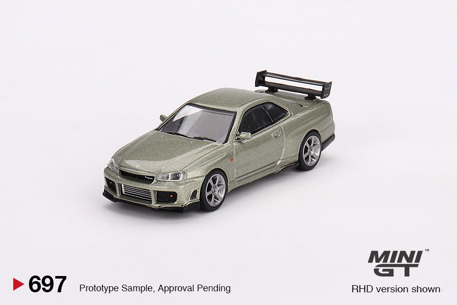 [Pre Order, Box] MiniGT - Nissan Skyline GT-R (R34) Tommykaira R-z Millenium Jade - 8