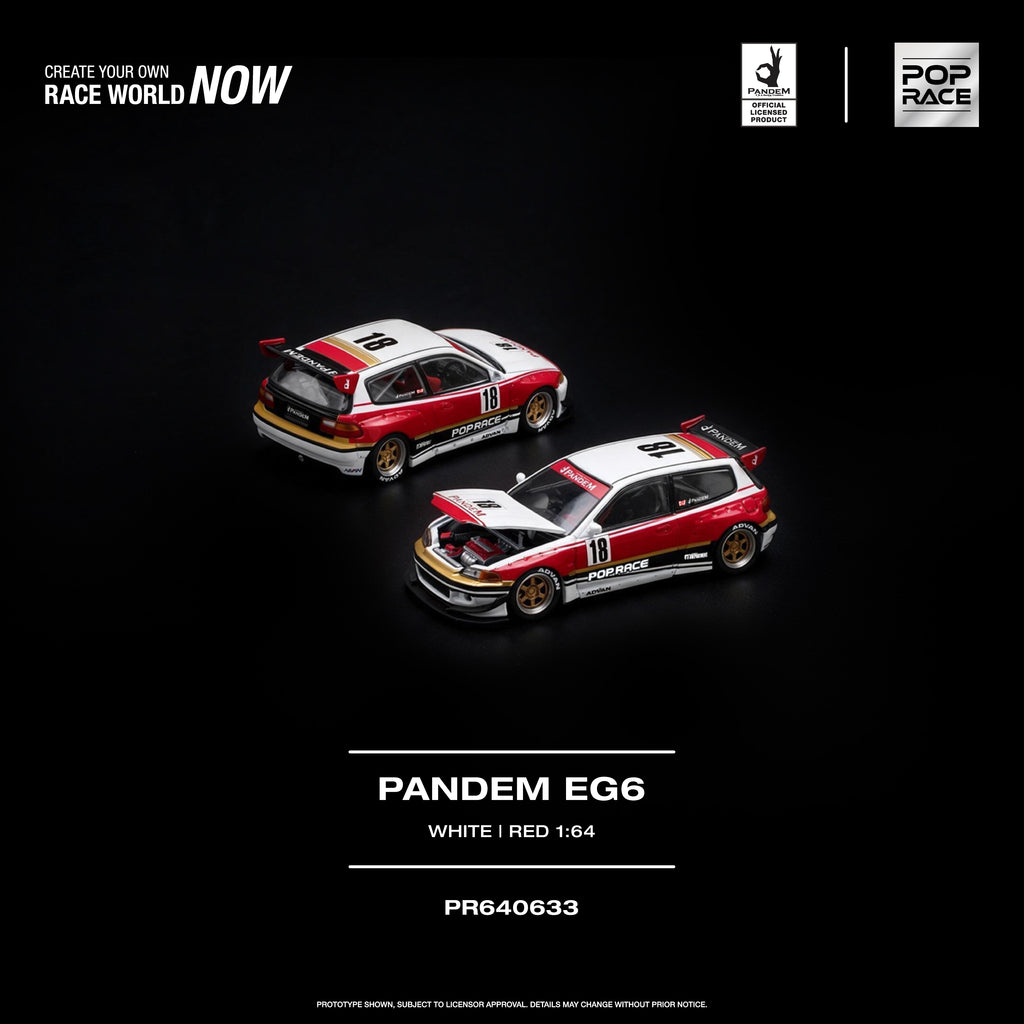PANDEM EG6 WHITE RED