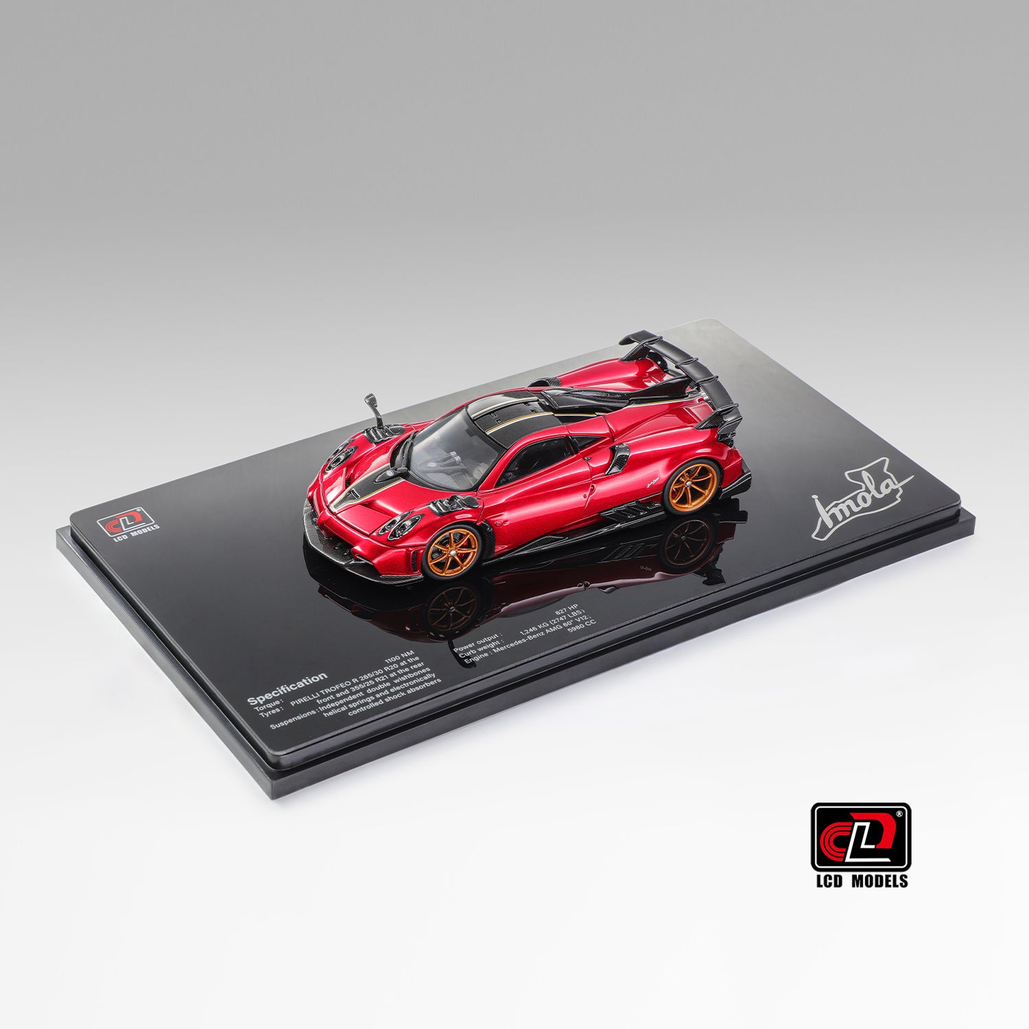 Pagani Imola - Red Alloy - Full Open