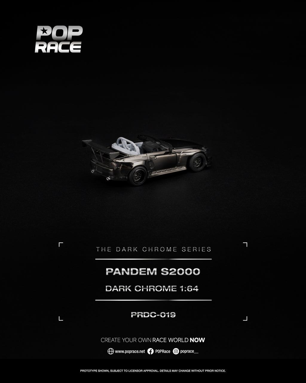 PANDEM S2000 DARK CHROME