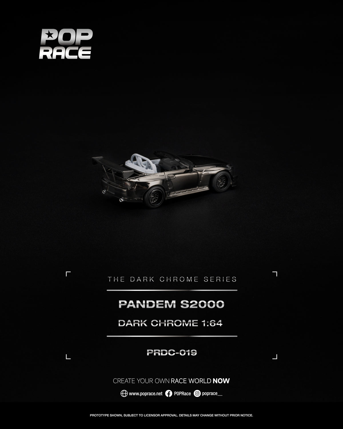 PANDEM S2000 DARK CHROME