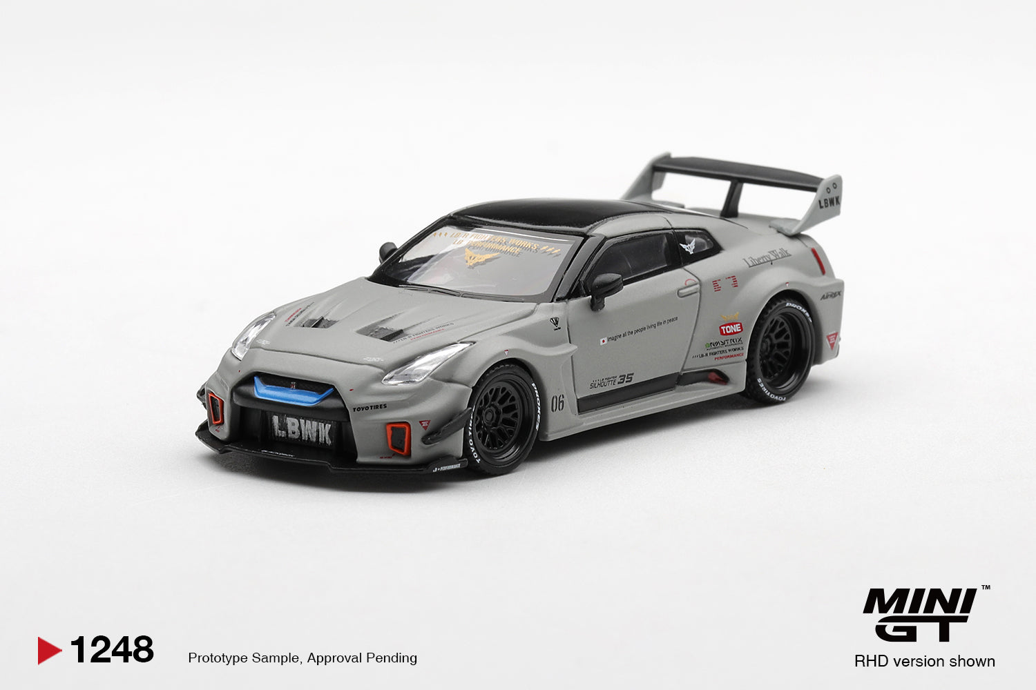 [Pre Order, Box] MiniGT - NISSAN LB-Silhouette WORKS GT 35GT-RR Version 1 - Matt Grey