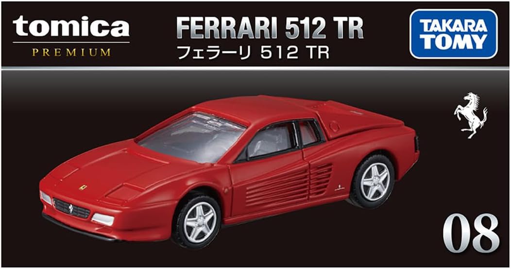 [Pre Order] Tomica Premium #08 – Ferrari 512 TR – Red - June Shipping