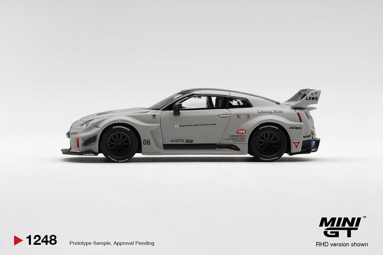 [Pre Order, Box] MiniGT - NISSAN LB-Silhouette WORKS GT 35GT-RR Version 1 - Matt Grey