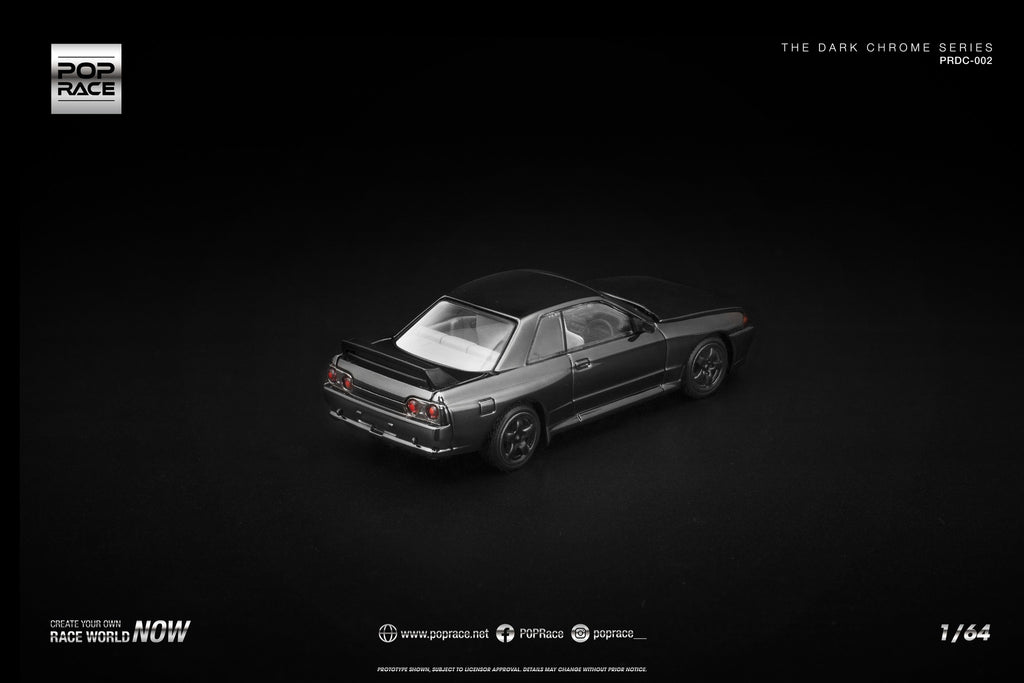 [Pre Order] Pop Race - R33 GT-R DARK CHROME