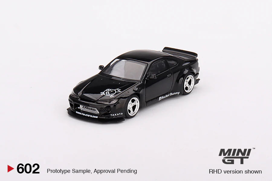 MiniGT - Nissan Silvia (S15) Rocket Bunny - Black Pearl