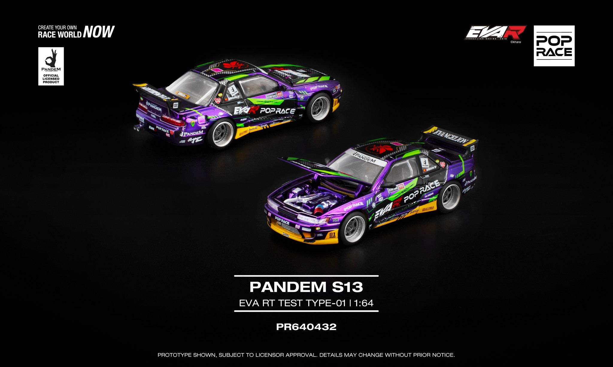 [Pre Order] Pop Race - PANDEM S13 EVA RT TEST TYPE-01