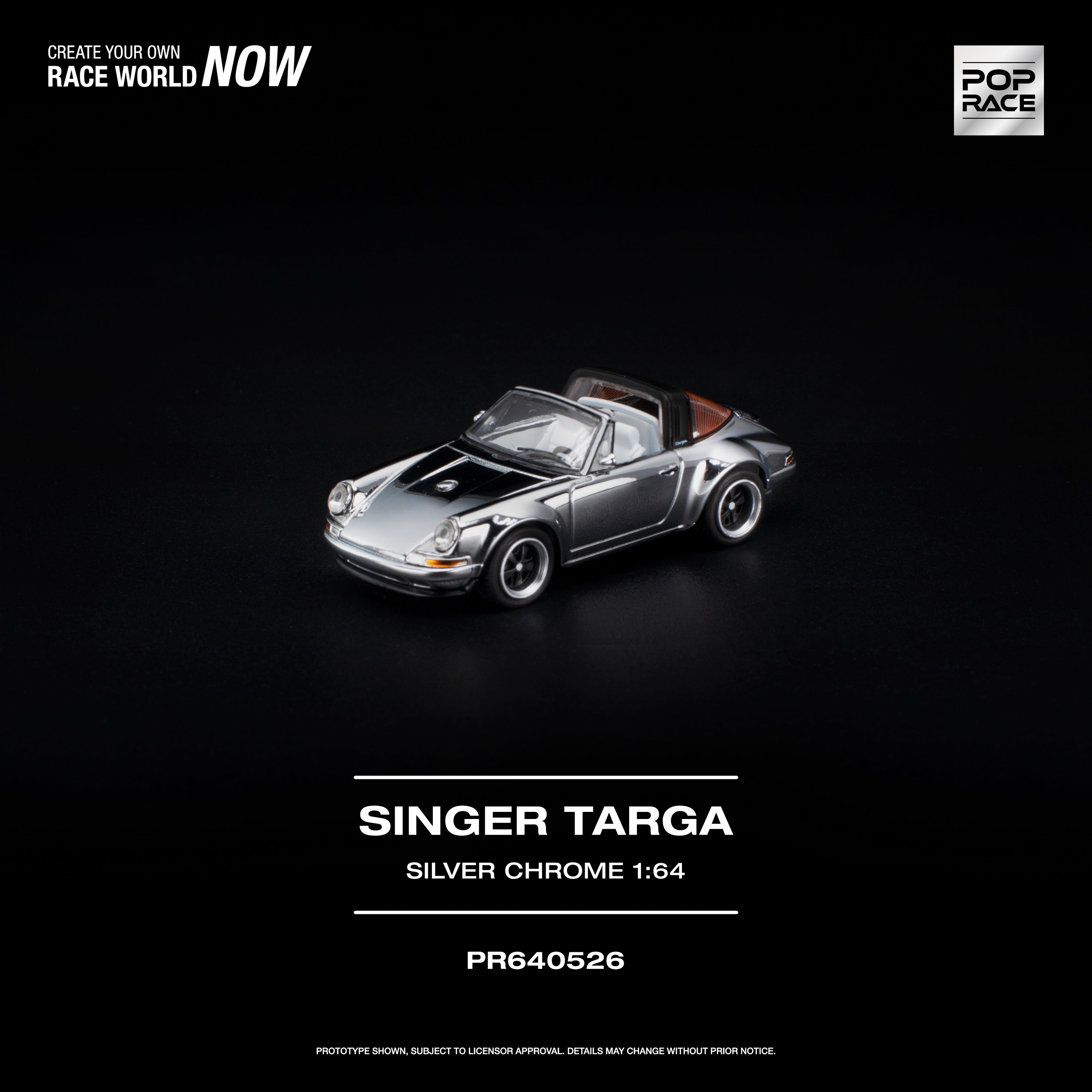 Singer Targa - Silver Chrome