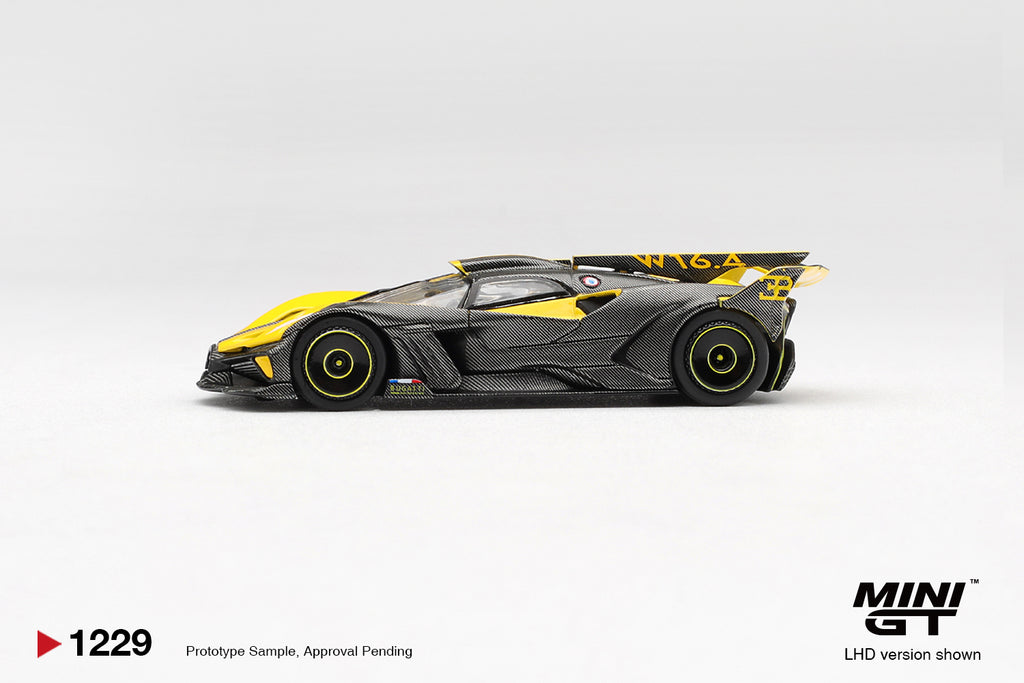 [Pre Order, Box] MiniGT - Bugatti Bolide Yellow