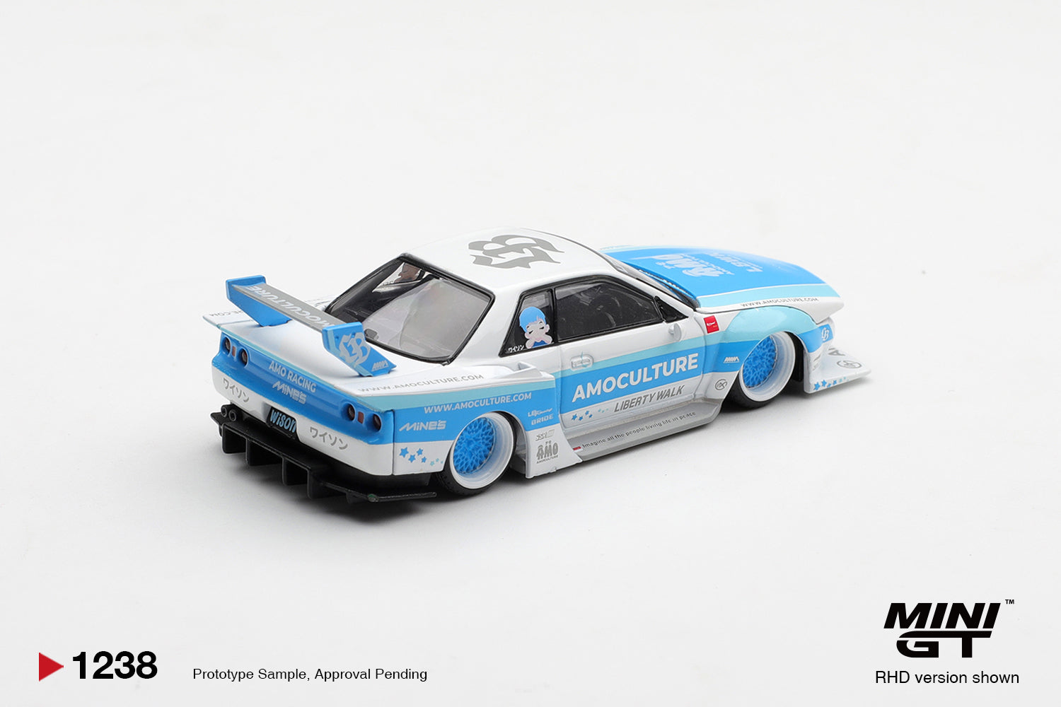 [Pre Order, Box] MiniGT - Nissan Skyline GT-R (R32) LBWK Kaido Works - AMOCULTURE