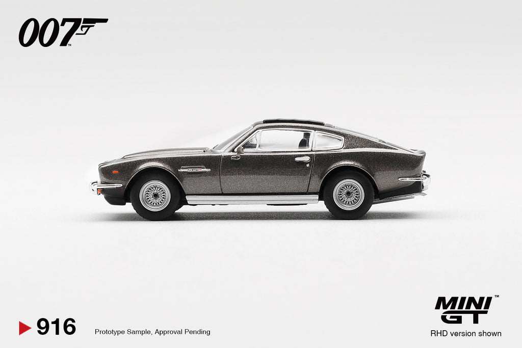 [Pre Order] MiniGT - Aston Martin V8 Vantage 007 "The Living Daylights" Weapons Off - German Poster
