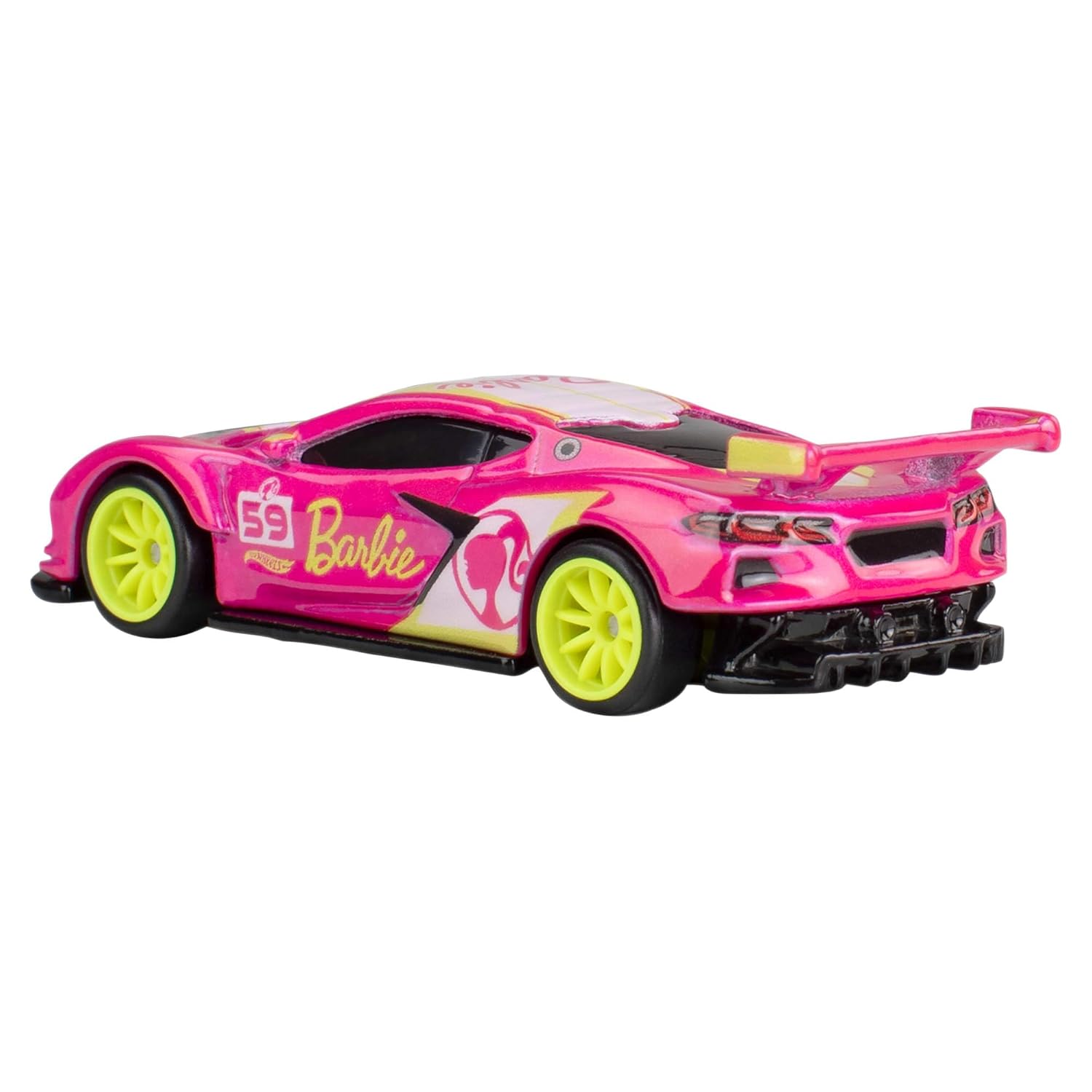 Hot Wheels Mattel Metal Premium Toy Car Barbie 65Th Anniversary Corvette C8.R