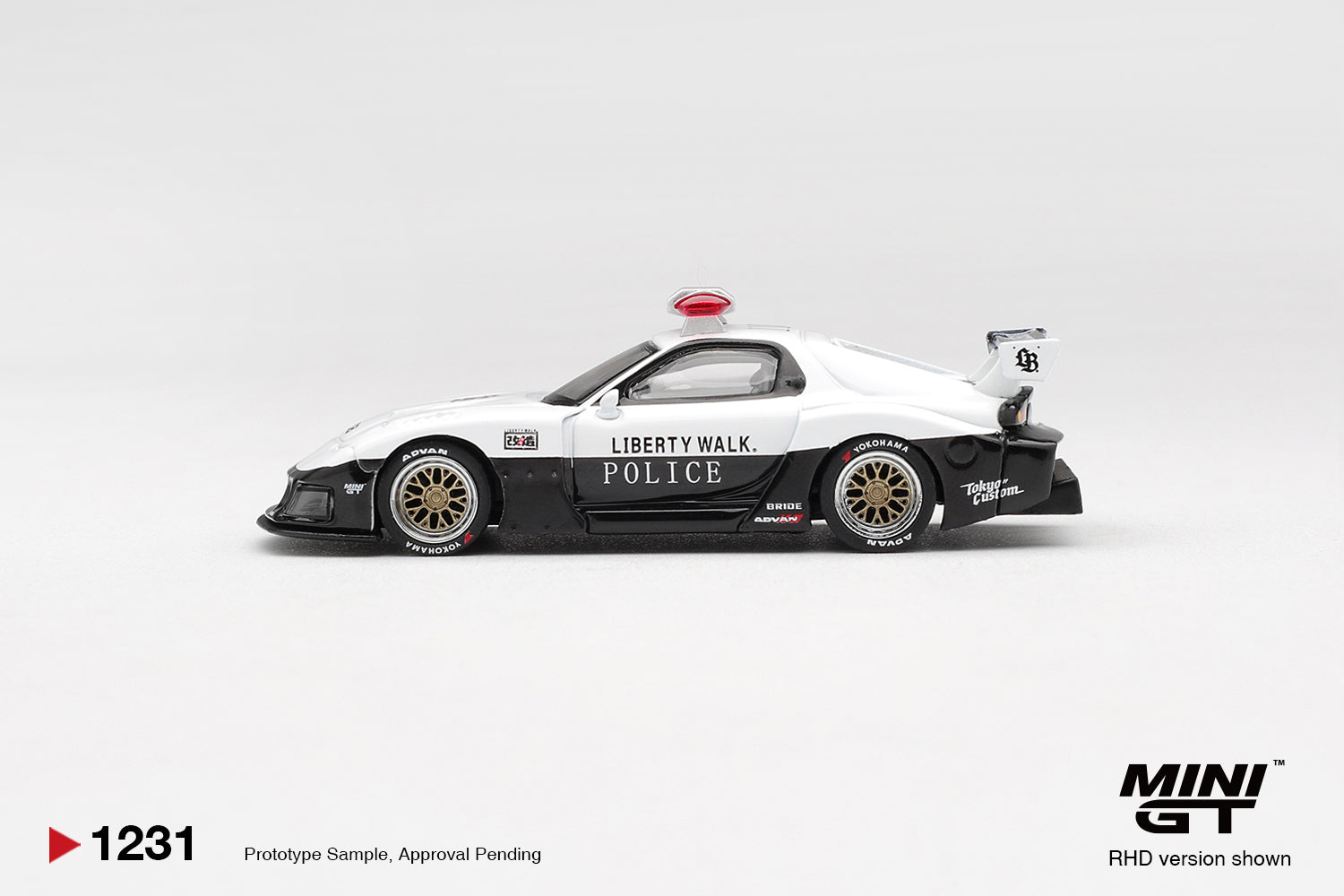 [Pre Order, Box] MiniGT - MAZDA RX-7 LB-Super Silhouette Police
