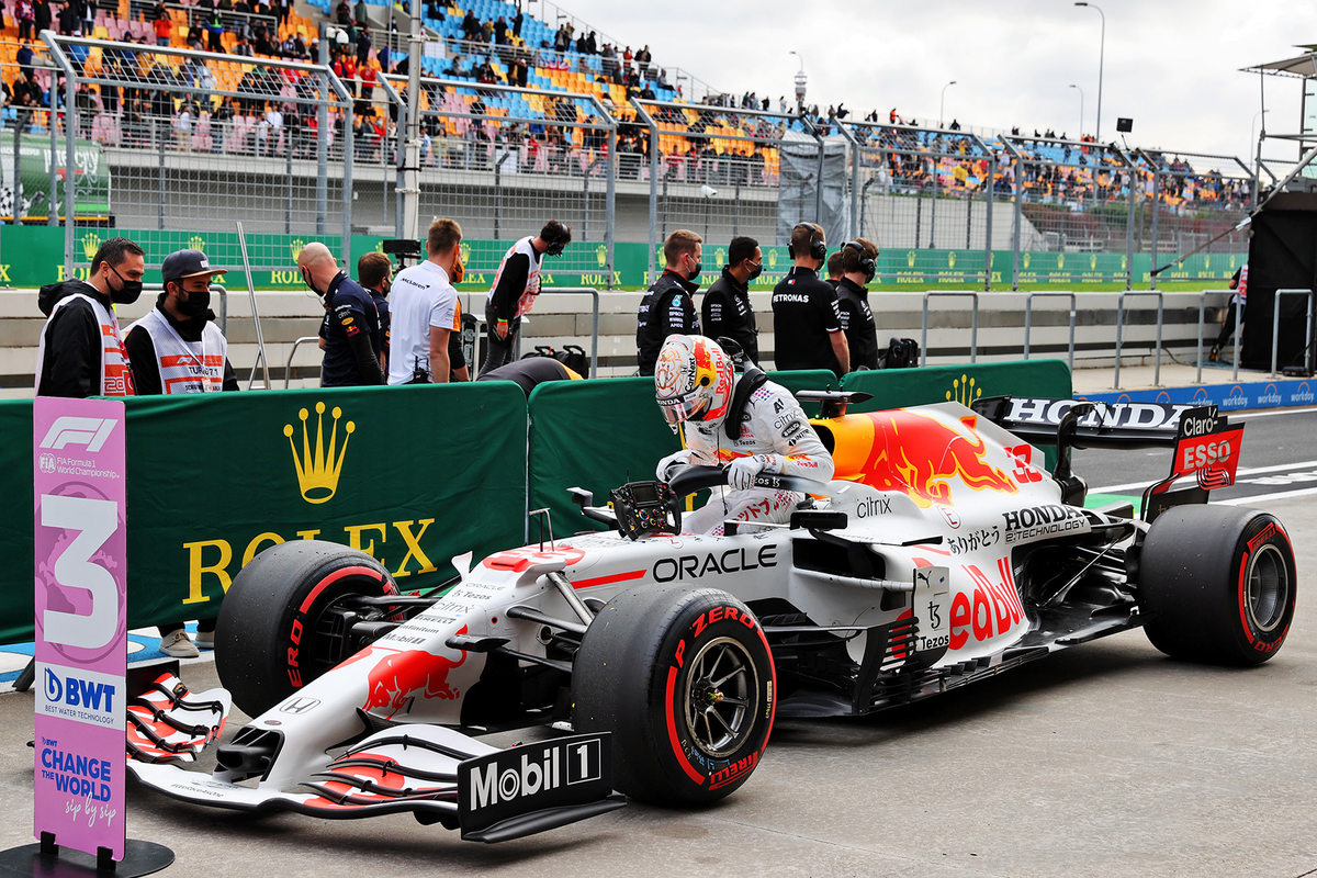 RED BULL RACING HONDA  RB16B - MAX VERSTAPPEN - 2ND - TURKISH GP 2021