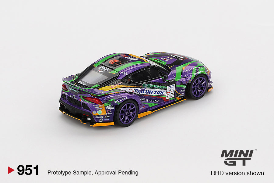 [Pre Order, Blister] MiniGT - Toyota GR Supra KUHL 2021 D1GP EVANGELION RACING