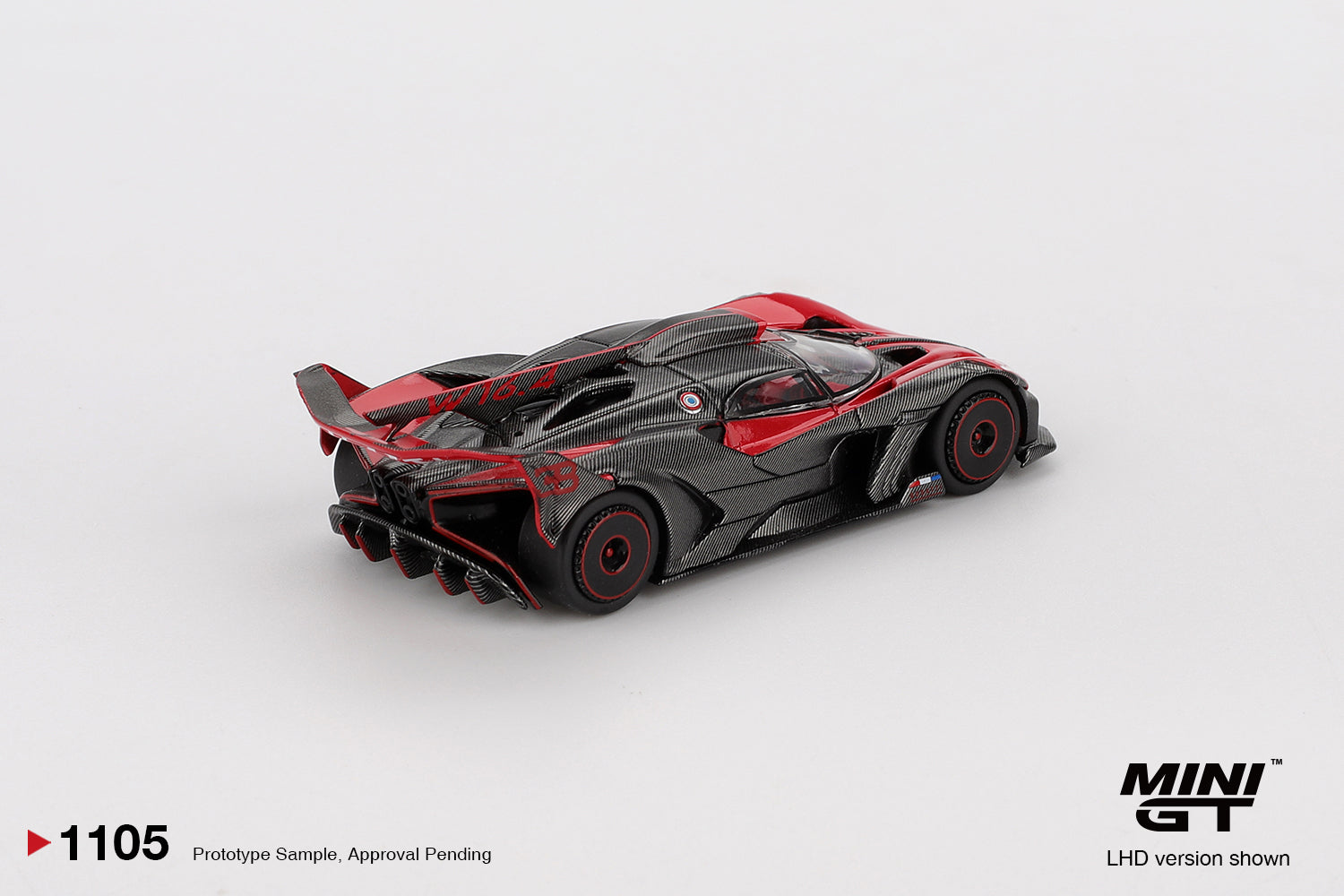 [Pre Order, Box] MiniGT - Bugatti Bolide Red - 7