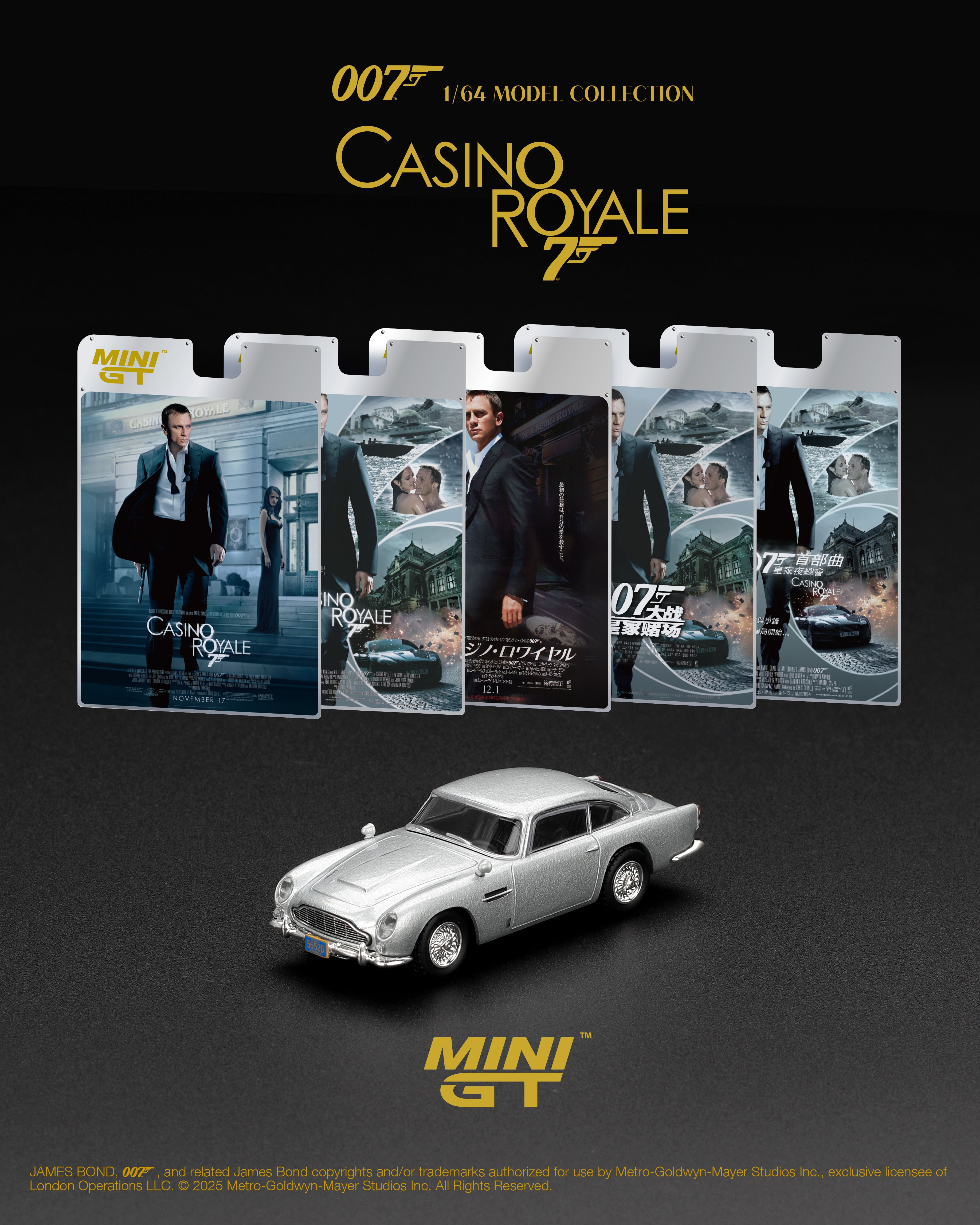 [Pre Order] MiniGT - Aston Martin DB5 007 “Casino Royale” - Simplified Chinese Poster