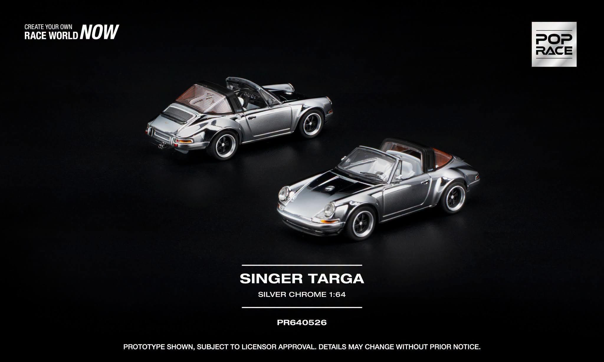 Singer Targa - Silver Chrome