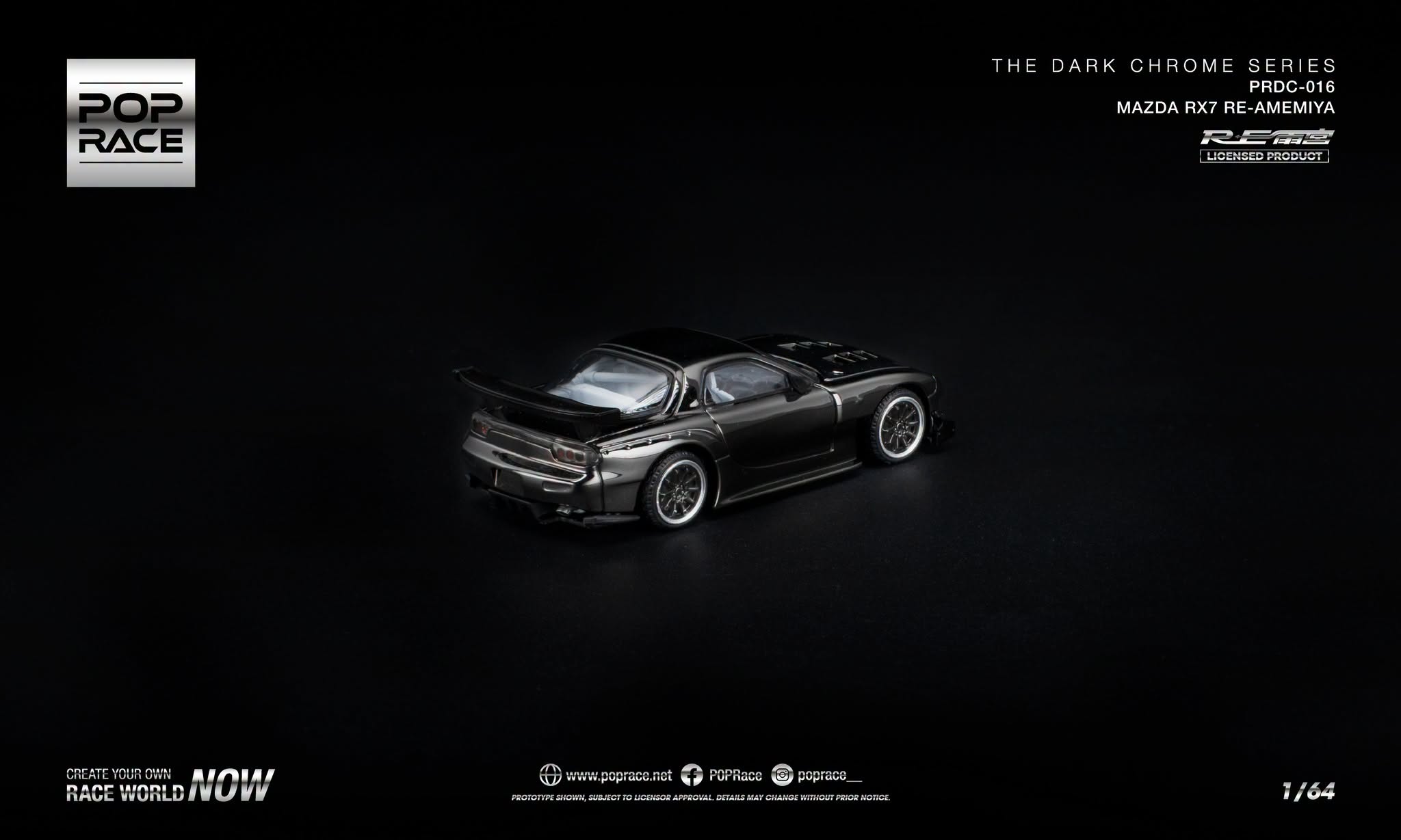 MAZDA RX7 RE-AMEMIYA - Dark Chrome