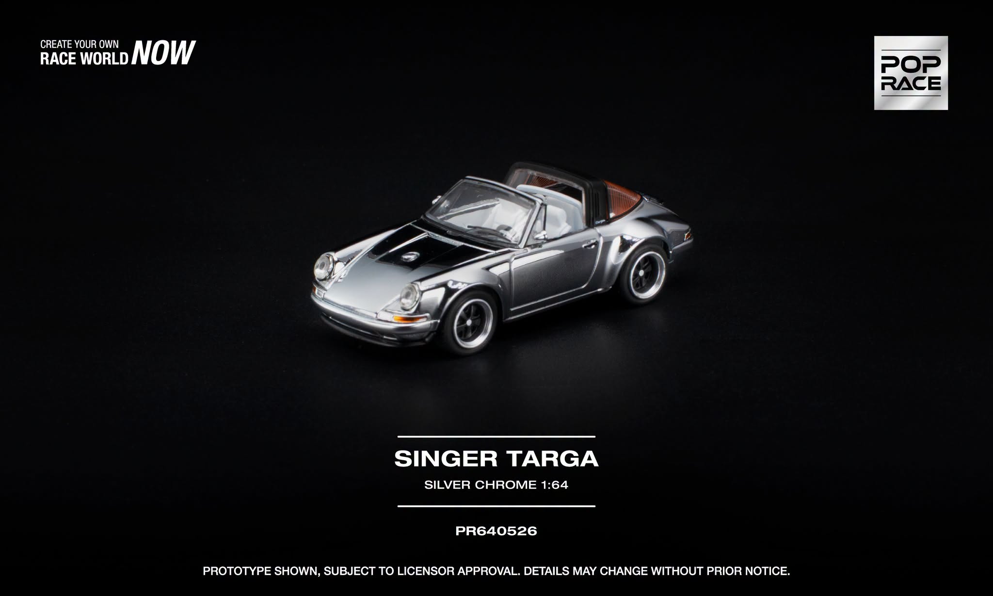 Singer Targa - Silver Chrome