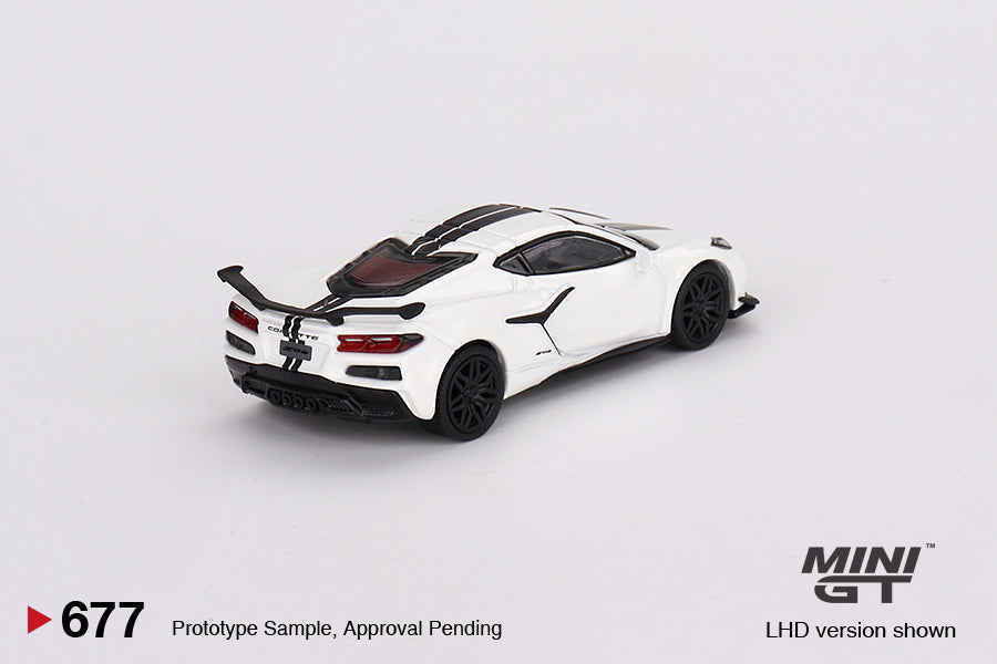 [Pre Order, Box] MiniGT - Chevrolet Corvette Z06 2023 Arctic White - 5