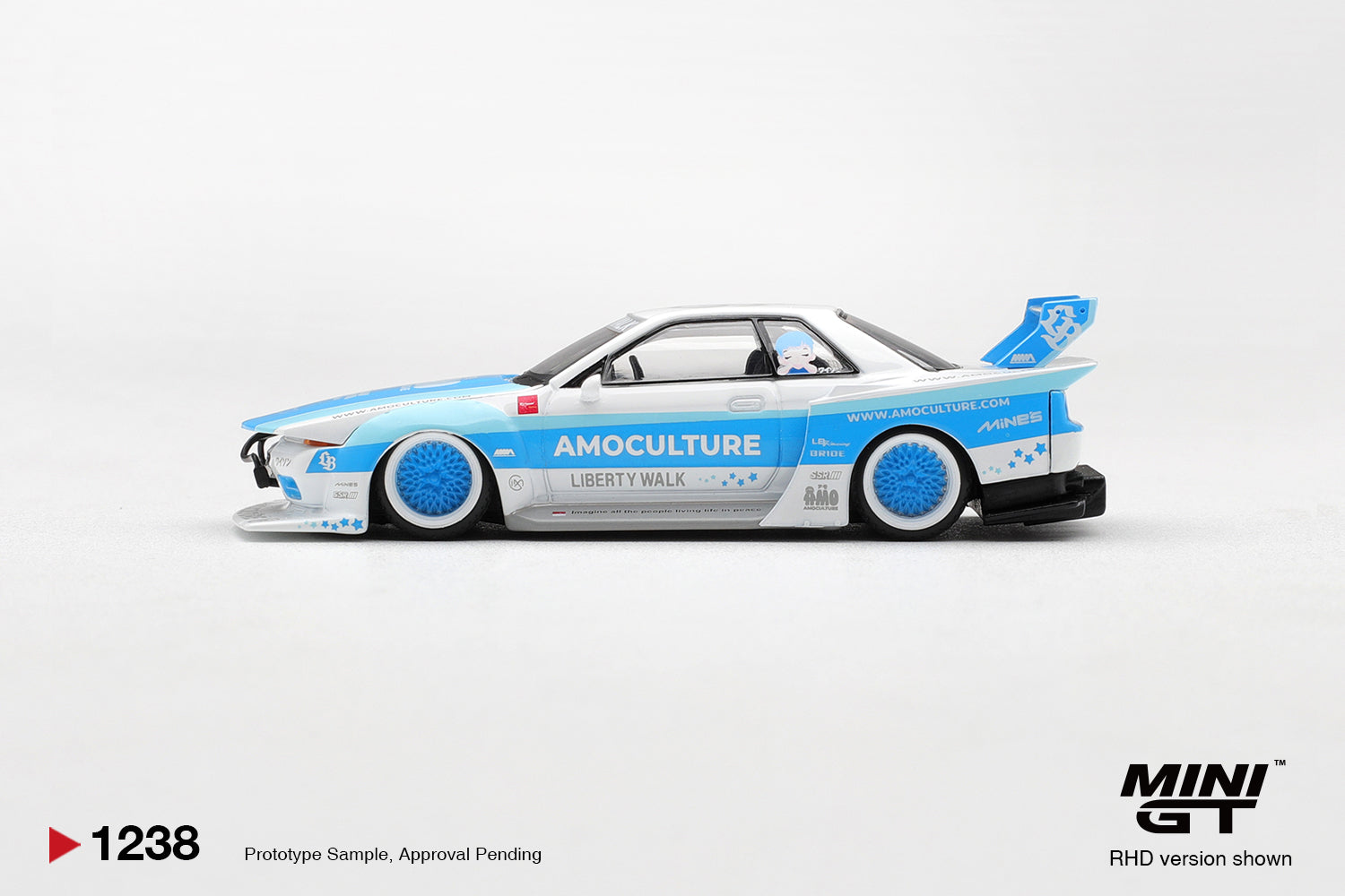 [Pre Order, Box] MiniGT - Nissan Skyline GT-R (R32) LBWK Kaido Works - AMOCULTURE