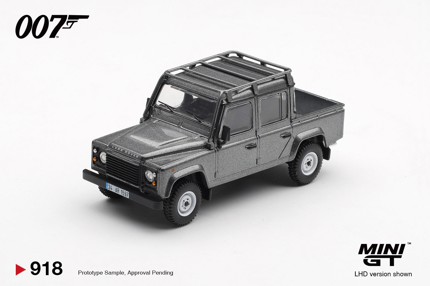 [Pre Order, Blister] MiniGT - Land Rover Defender 110 Crew Cab 007 “Skyfall”